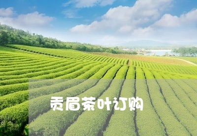 贡眉茶叶订购/2023052549361