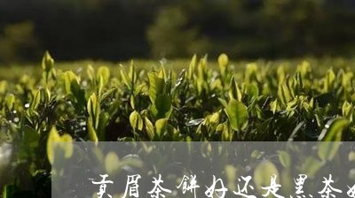 贡眉茶饼好还是黑茶好/2023120832694