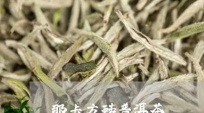 那卡方砖普洱茶/2023120305956