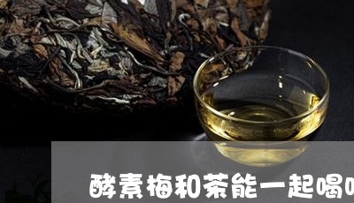 酵素梅和茶能一起喝吗/2023071475817