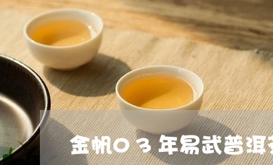 金帆03年易武普洱茶/2023061752816