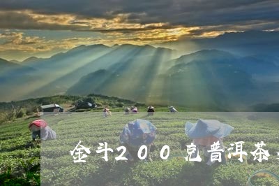 金斗200克普洱茶多少钱/2023112830571