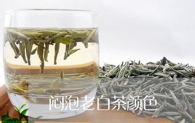 闷泡老白茶颜色/2023061137493