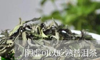 阴虚可以吃熟普洱茶/2023120504938