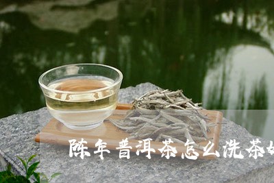 陈年普洱茶怎么洗茶好的/2023083161506