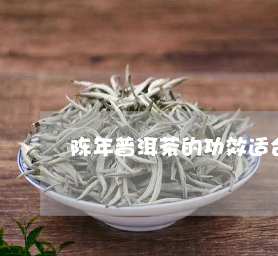 陈年普洱茶的功效适合/2023100687048