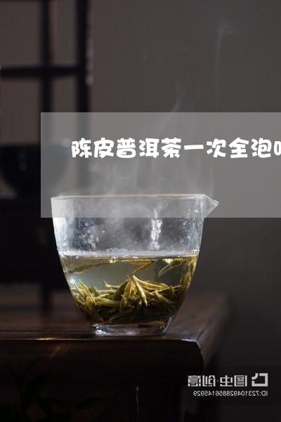 陈皮普洱茶一次全泡吗/2023092669472