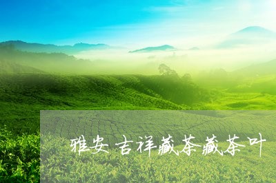 雅安吉祥藏茶藏茶叶/2023041830805