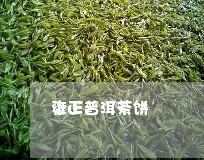 雍正普洱茶饼/2023042751234