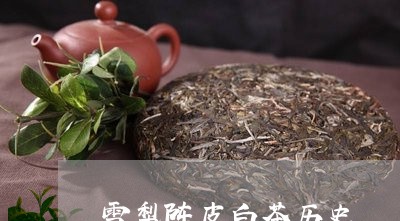 雪梨陈皮白茶历史/2023071124056