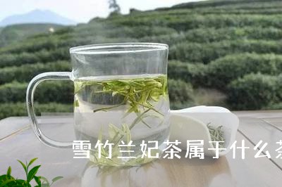 雪竹兰妃茶属于什么茶/2023071341713