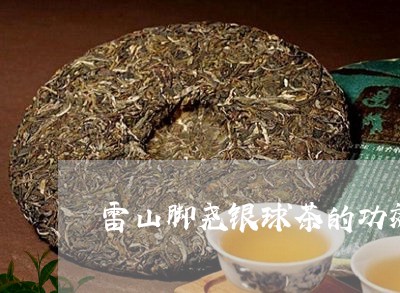 雷山脚尧银球茶的功效/2023060969583