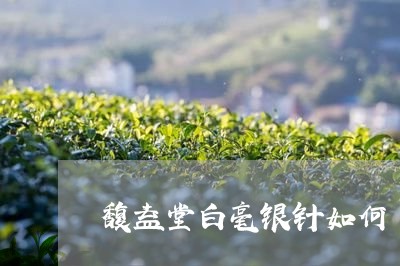 馥益堂白毫银针如何/2023120424268