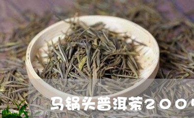 马锅头普洱茶2005年的价格/2023053043605