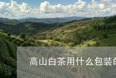 高山白茶用什么包装的比较好/2023111446391