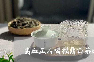 高血压人喝福鼎白茶吗/2023091592827