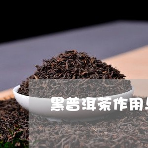 黑普洱茶作用与功效/2023110970514