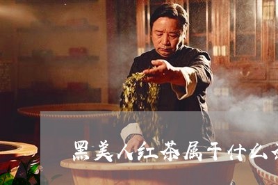 黑美人红茶属于什么茶/2023071451826