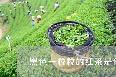 黑色一粒粒的红茶是什么茶图片/2023060156382