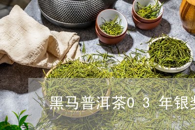 黑马普洱茶03年银奖/2023100619742