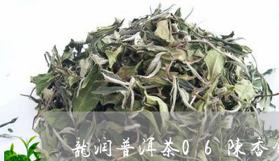 龙润普洱茶06陈香饼/2023062375050