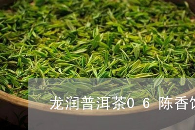 龙润普洱茶06陈香饼/2023073060683