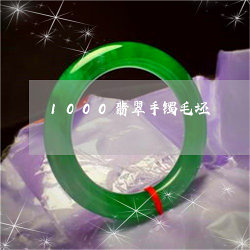 1000翡翠手镯毛坯/2023082514325