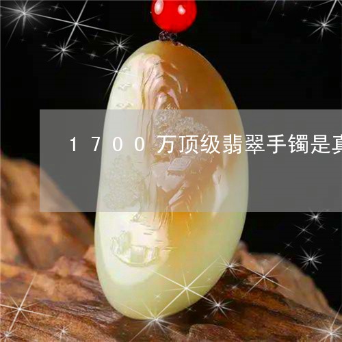 1700万顶级翡翠手镯是真的吗/2023101793519