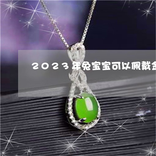 2023年兔宝宝可以佩戴金银饰品吗/2023080350199