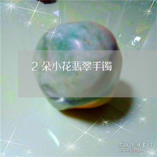 2朵小花翡翠手镯/2023051833846