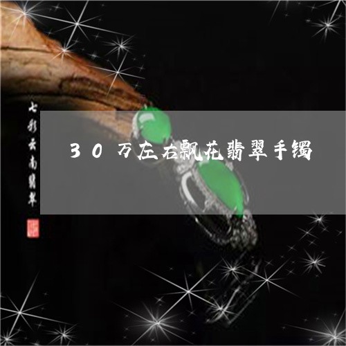 30万左右飘花翡翠手镯/2023102510909