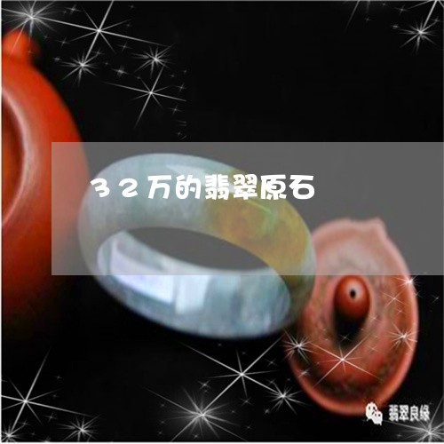 32万的翡翠原石/2023080593347