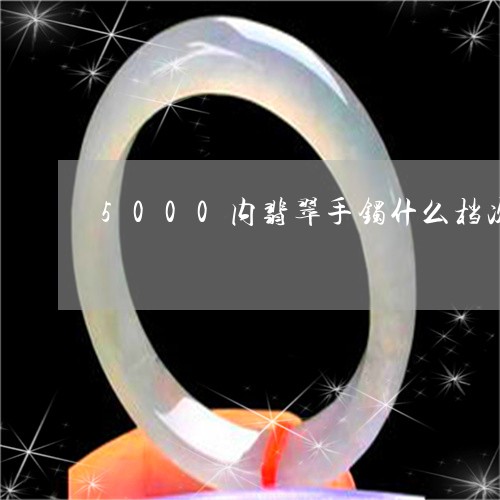 5000内翡翠手镯什么档次/2023092989568