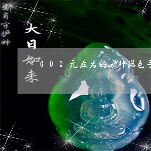 7000元左右的冰种满色手镯值吗/2023080399734