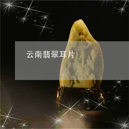 云南翡翠耳片/2023080413816