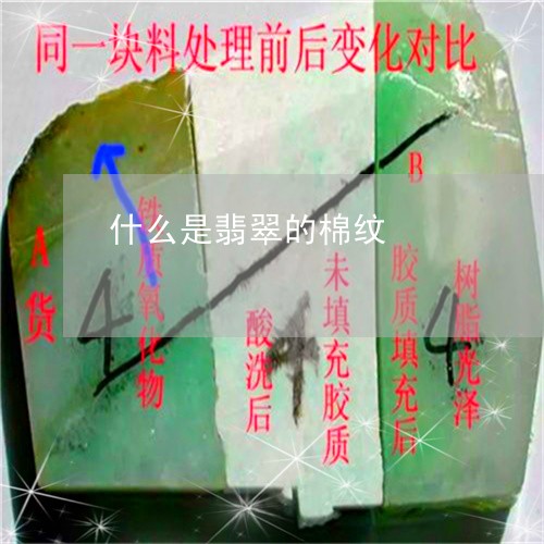 什么是翡翠的棉纹/2023090896489