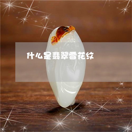 什么是翡翠雪花纹/2023090891900