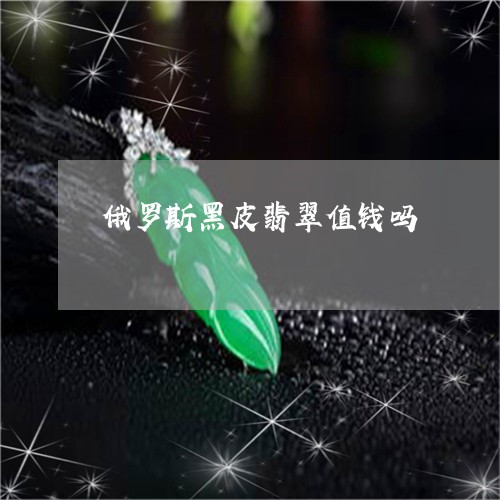 俄罗斯黑皮翡翠值钱吗/2023082572698