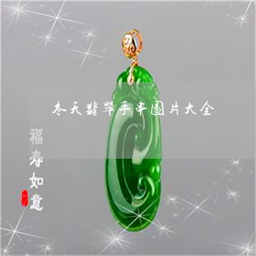 冬天翡翠手串图片大全/2023102513644