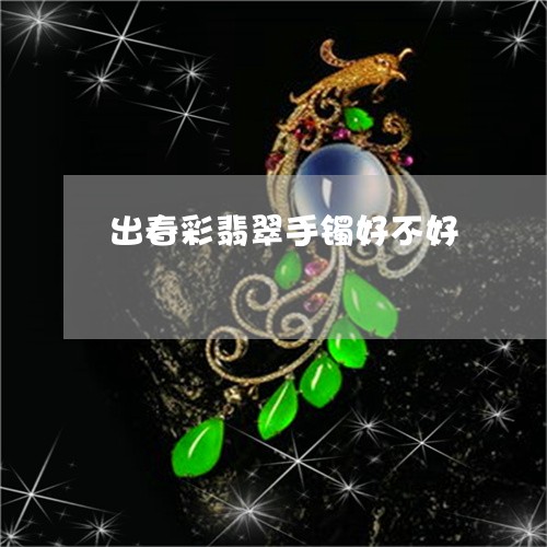 出春彩翡翠手镯好不好/2023082585905