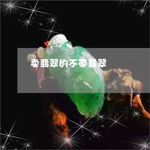 卖翡翠的不带翡翠/2023090616075