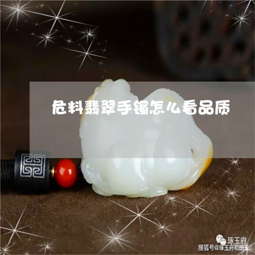 危料翡翠手镯怎么看品质/2023102555341