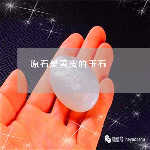 原石是黄皮的玉石/2023090610034