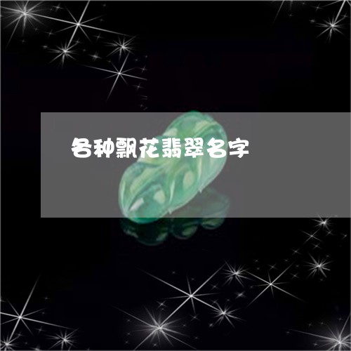 各种飘花翡翠名字/2023090643986