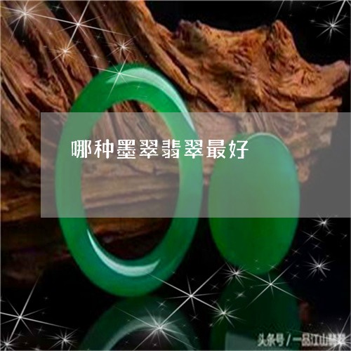 哪种墨翠翡翠最好/2023090737731