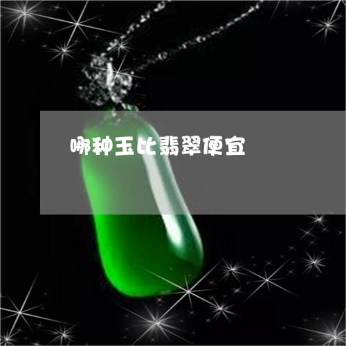 哪种玉比翡翠便宜/2023090789864