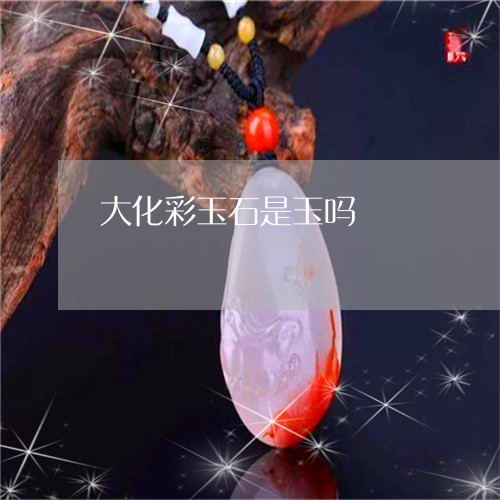 大化彩玉石是玉吗/2023090586600