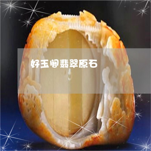 好玉阁翡翠原石/2023101861481