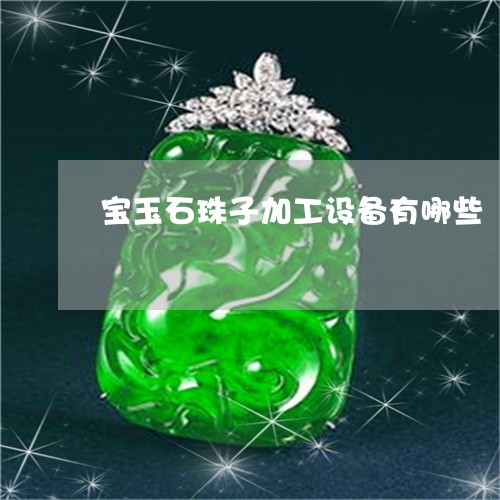 宝玉石珠子加工设备有哪些/2023101770244