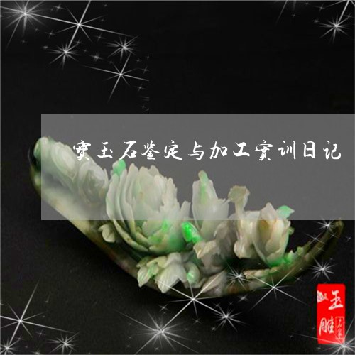 宝玉石鉴定与加工实训日记/2023101663205